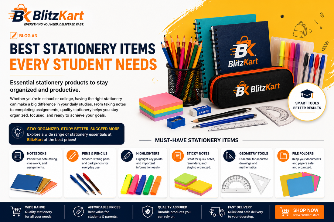 Best Stationery Items Every Student Needs