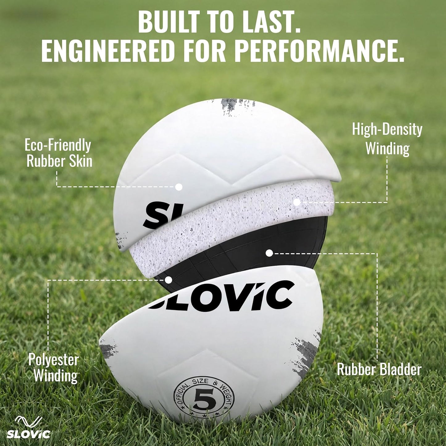 Slovic Turf Strike Rubber Football