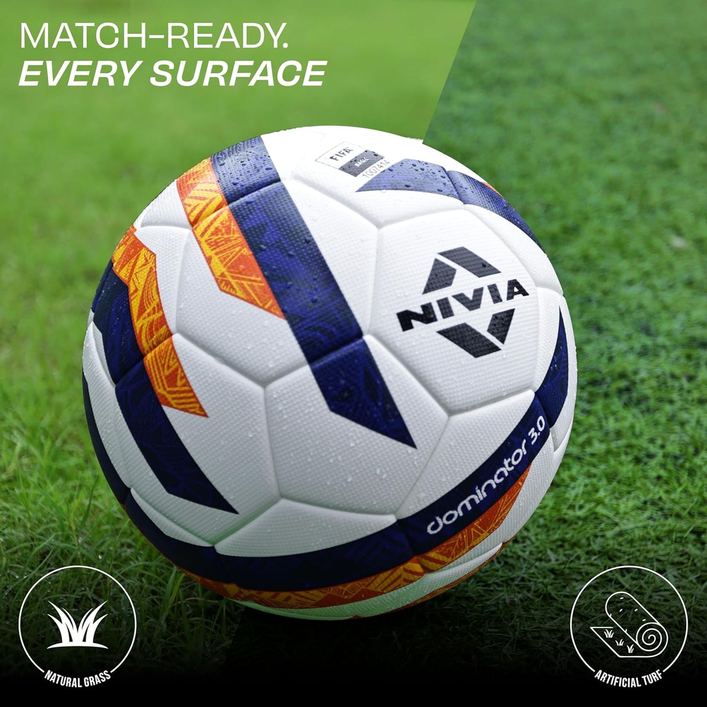 Nivia Dominator Rubber Football 3.0